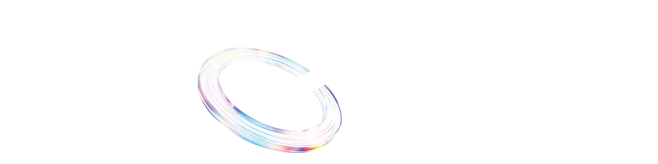 Lower section of an abstract illuminated circular graphic